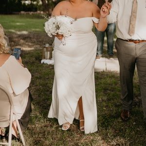 David’s Bridal wedding dress